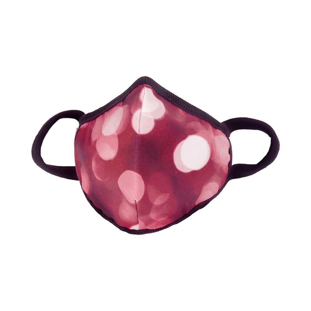 Advind Healthcare Smog-Guard N99 Pollution Mask for Kids Small Red Polka Dots Design without Valve - Image 2