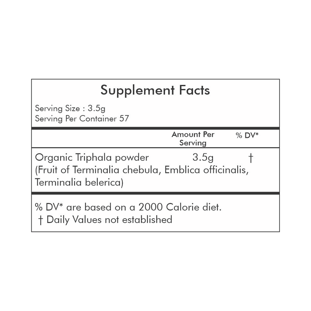 Ved Tattva Triphala Terminalia Chebula, Emblica Officinalis, Terminalia Belerica Powder - Image 5