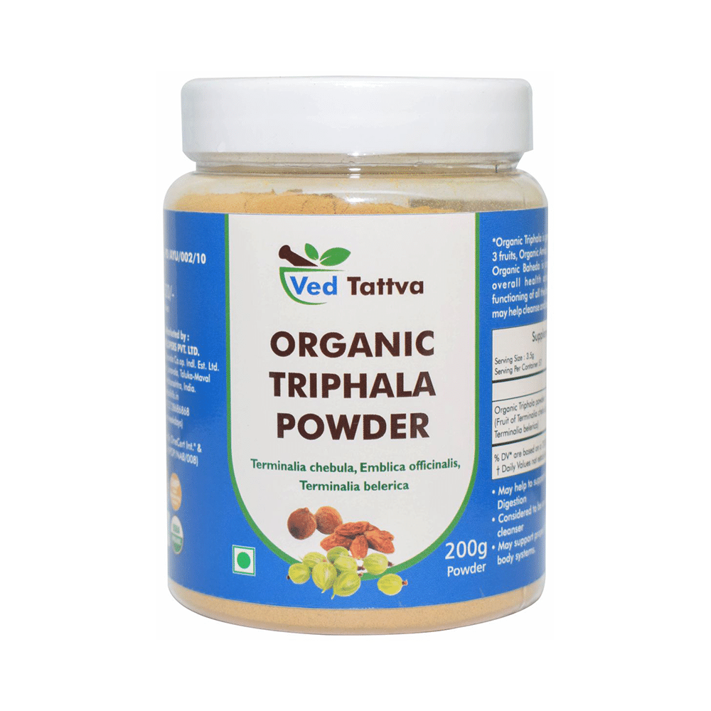 Ved Tattva Triphala Terminalia Chebula, Emblica Officinalis, Terminalia Belerica Powder - Image 6