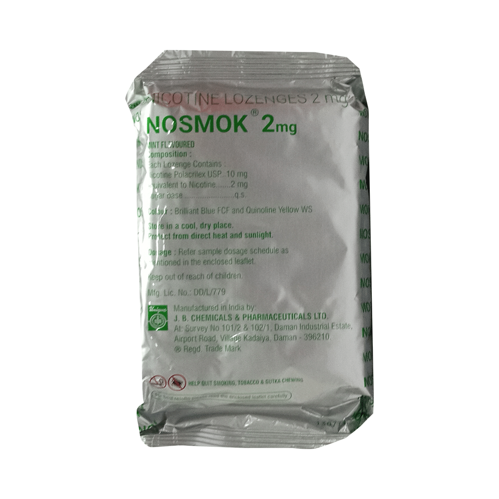 Nosmok 2mg Lozenges Mint - Image 2