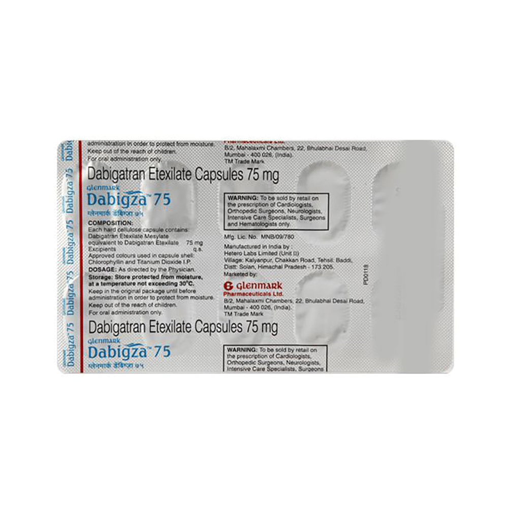 Dabigza 75mg Capsule - Image 3