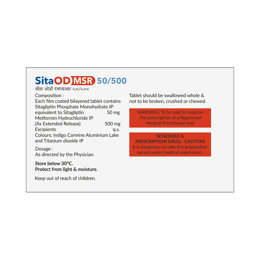 SitaOD MSR 50/500 Tablet - Image 2