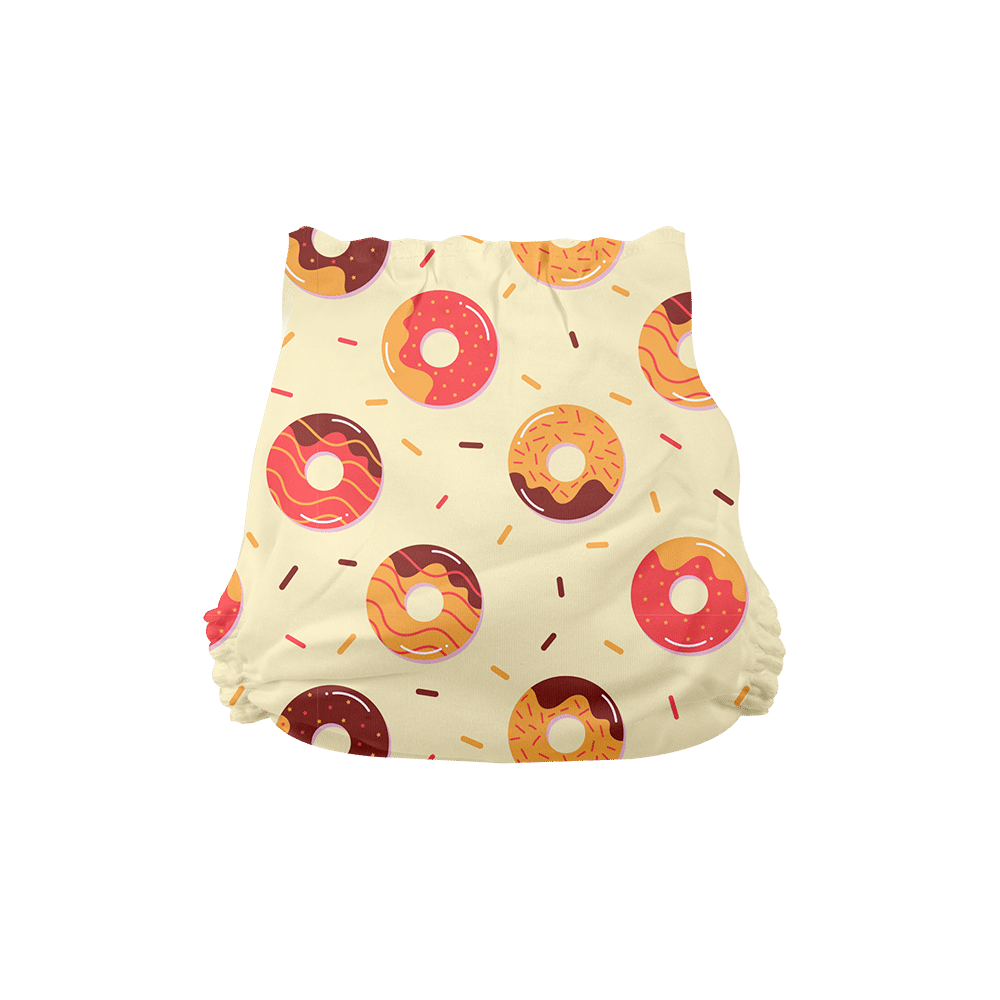 Superbottoms Organic Cotton Padded Dry Feel Langot/Nappy Sweet Tooth Size 1 - Image 5