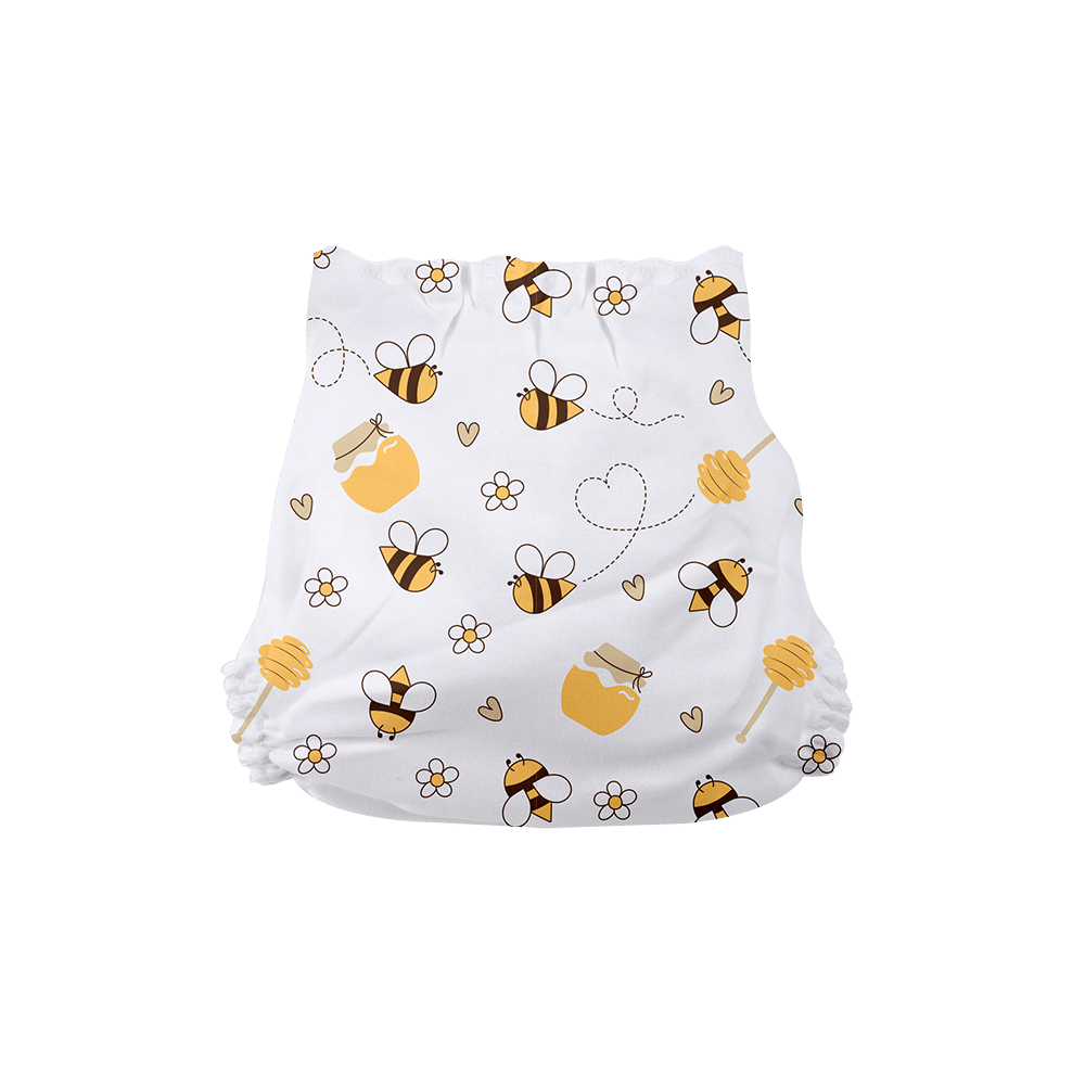 Superbottoms Organic Cotton Padded Dry Feel Langot/Nappy Sweet Tooth Size 1 - Image 2