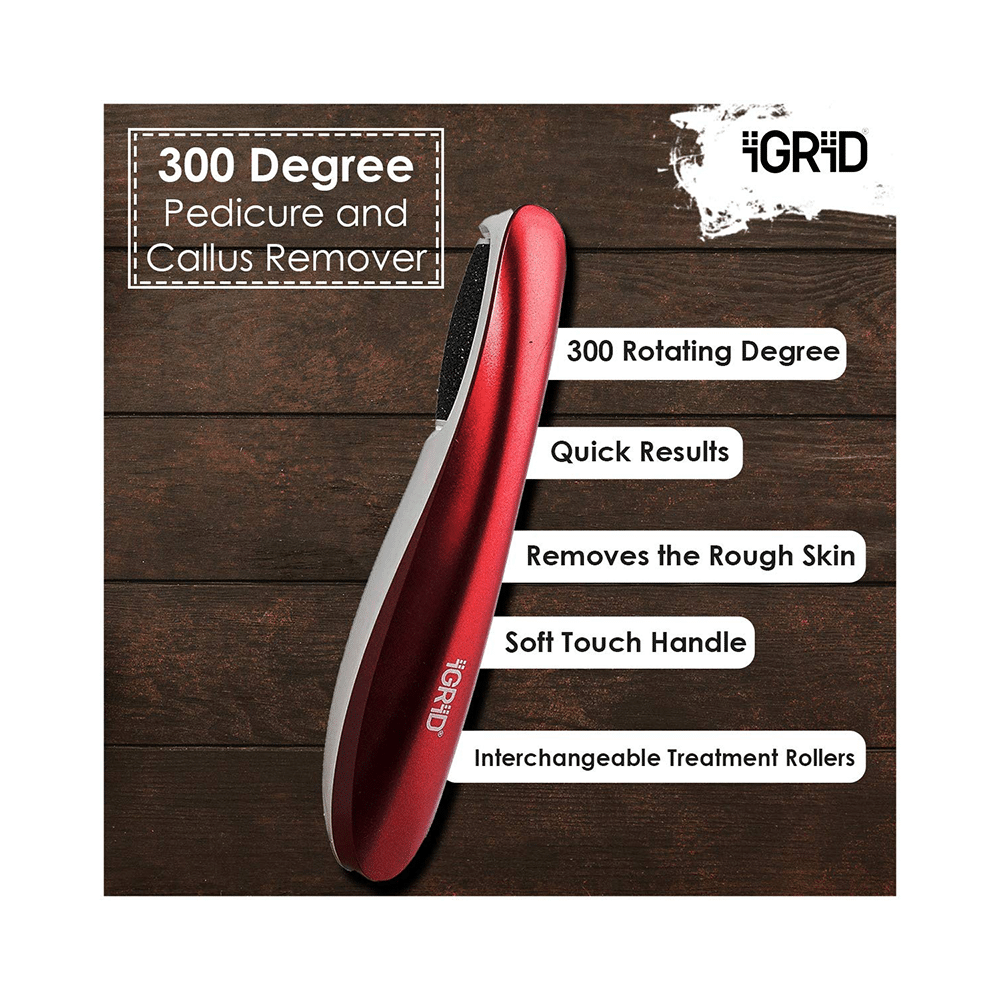 iGRiD IG 1089 Rechargeable Pedicure Device for Callus & Dead Skin Remover - Image 4