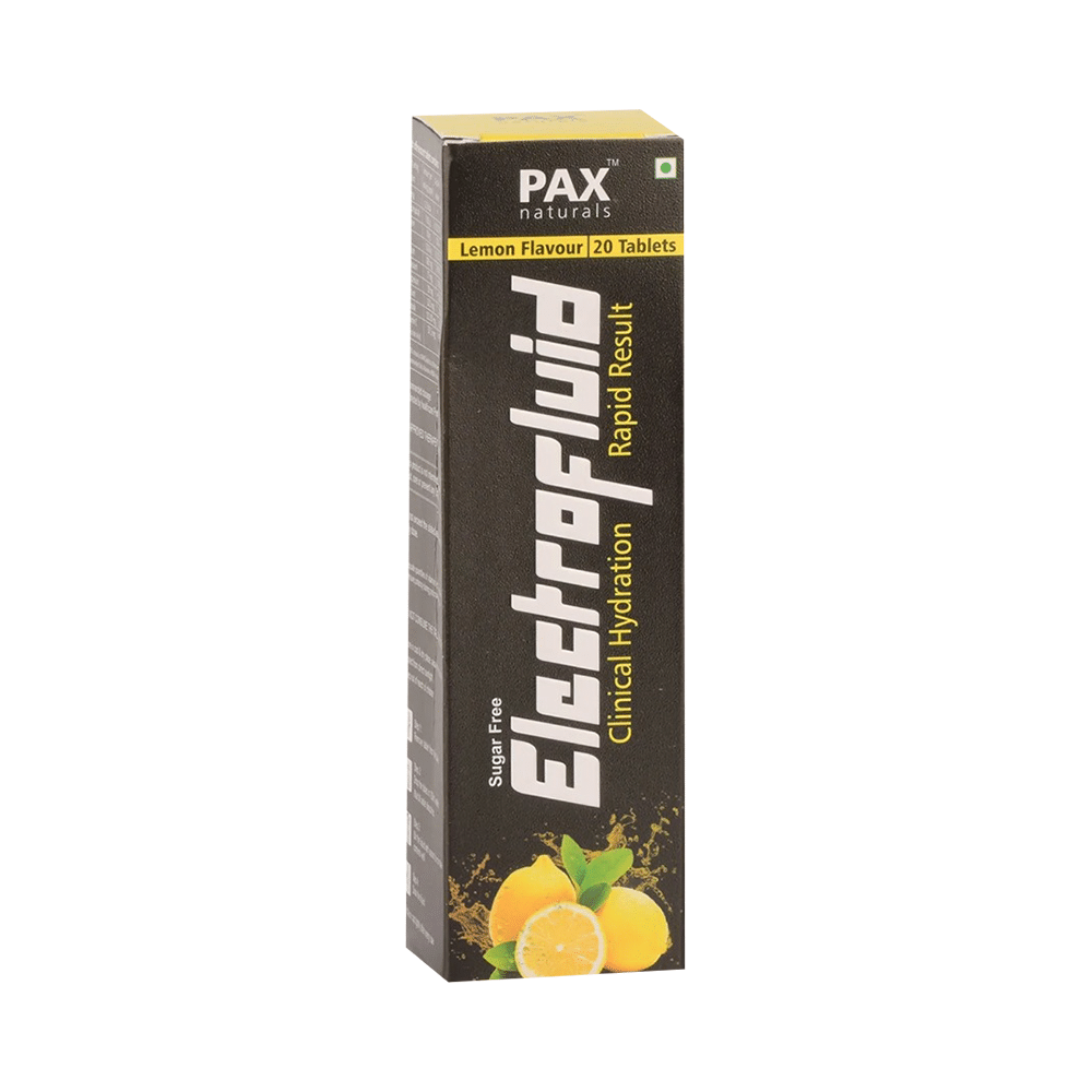 Pax Naturals Electrofluid Tablet Lemon Sugar Free