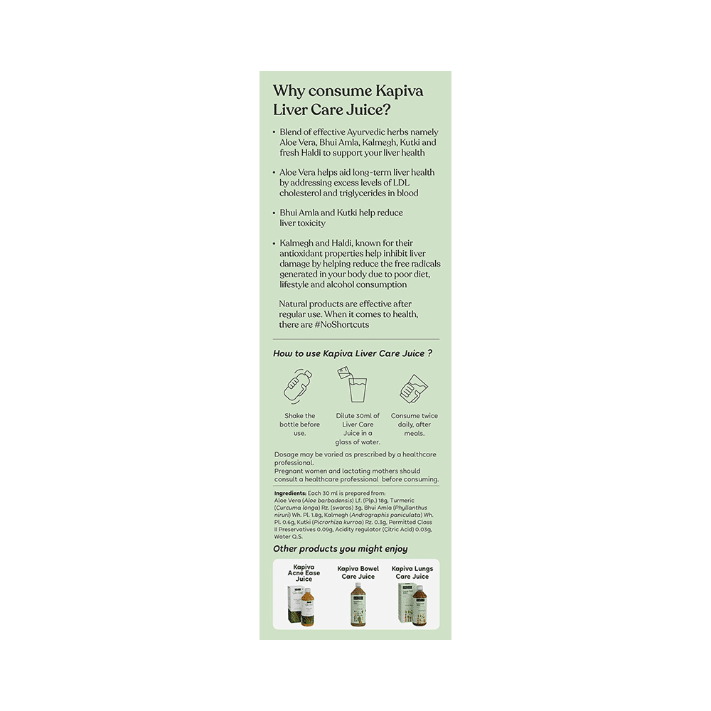 Kapiva Liver Care Juice | Antioxidant Rich Ayurvedic Supplement | For Liver Health - Image 7