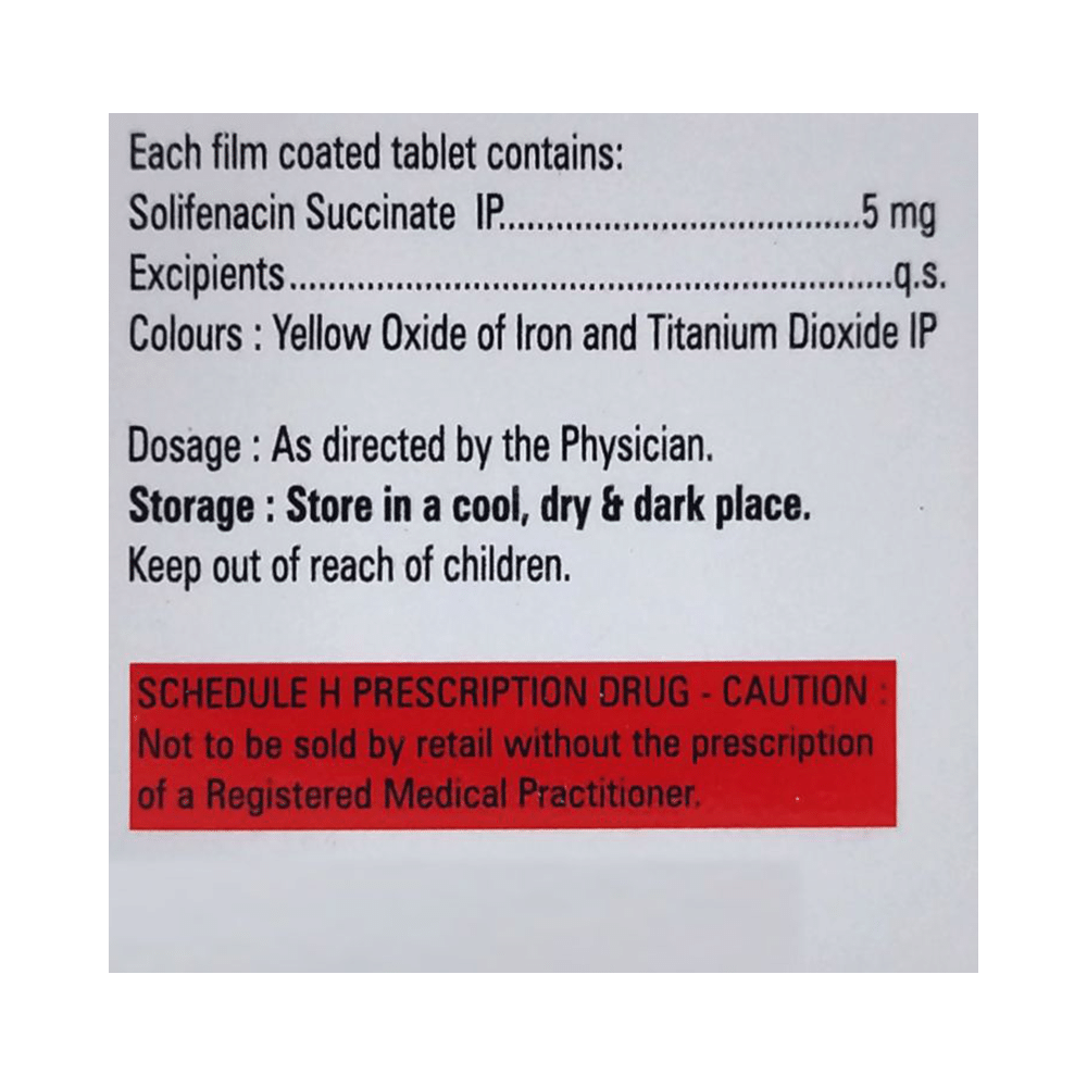 Soliwise 5mg Tablet - Image 2