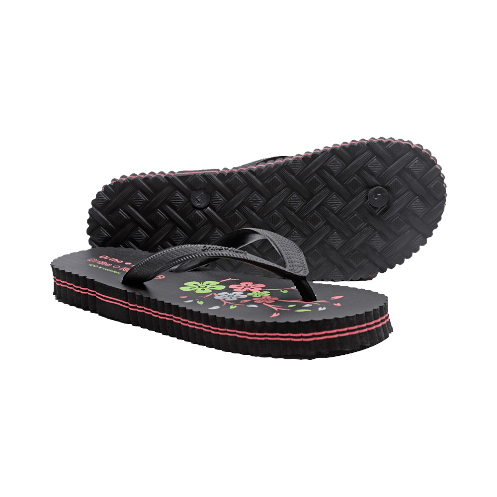Ortho + Rest Women's Cool Extra Soft and Comfortable Orthopedic Flip Flops for Home Daily Use Black 7 - Image 6