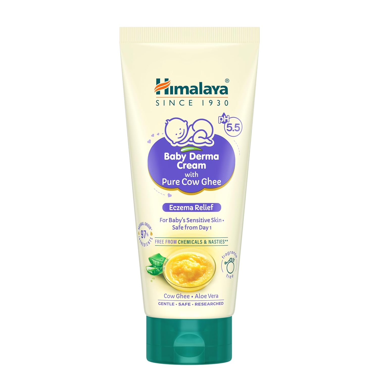 Himalaya Baby Derma Cream With Pure Cow Ghee - Image 1