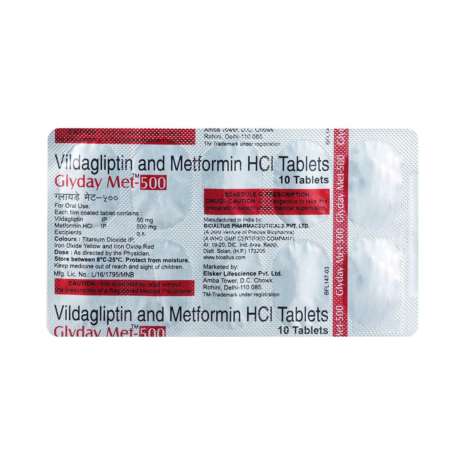 Glyday Met 500 Tablet - Image 5