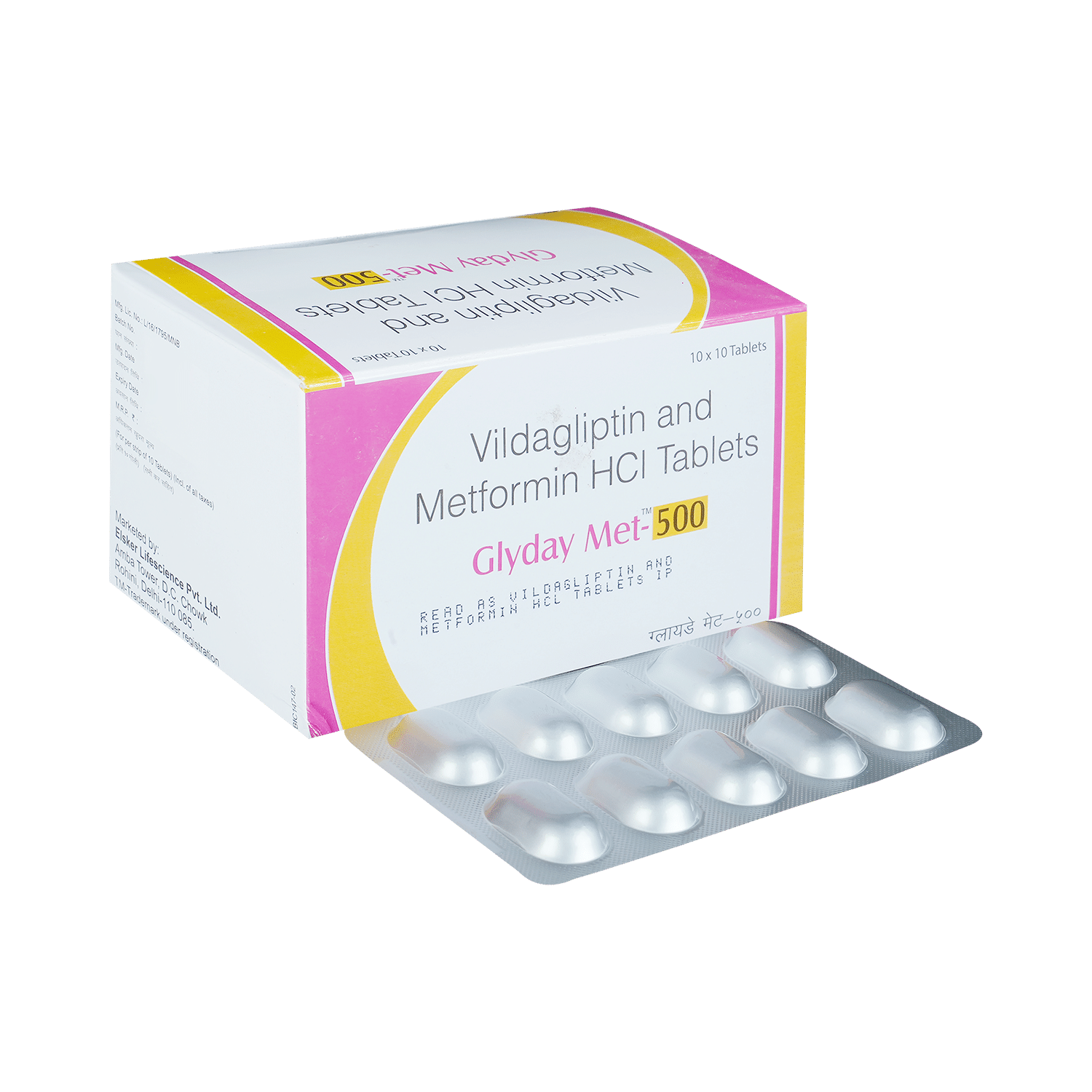 Glyday Met 500 Tablet