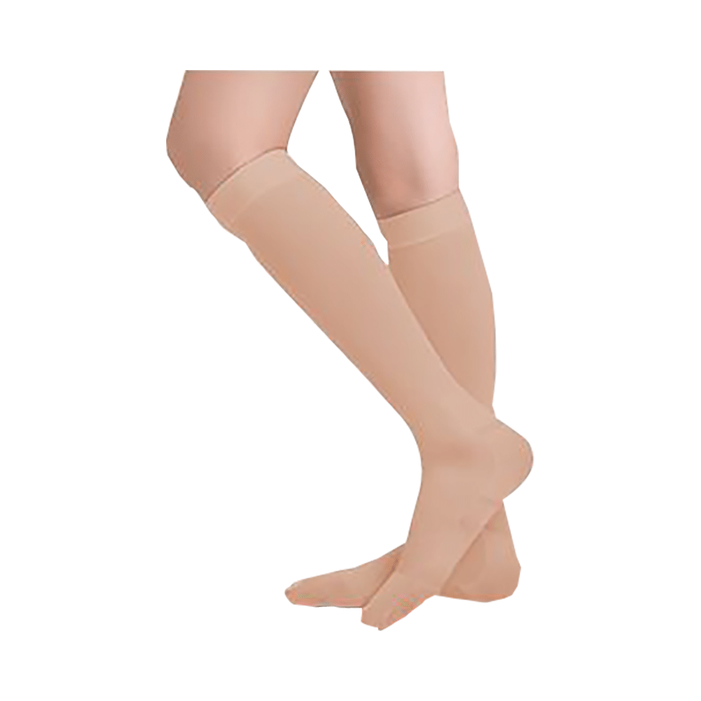 Medtex Knee Length Anti Embolism DVT Stocking XXL Beige - Image 1