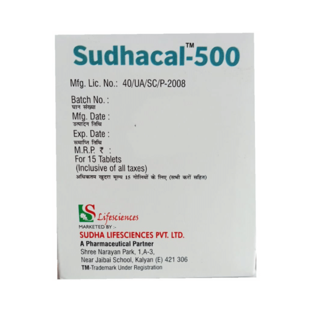 Sudhacal 500 Tablet - Image 3