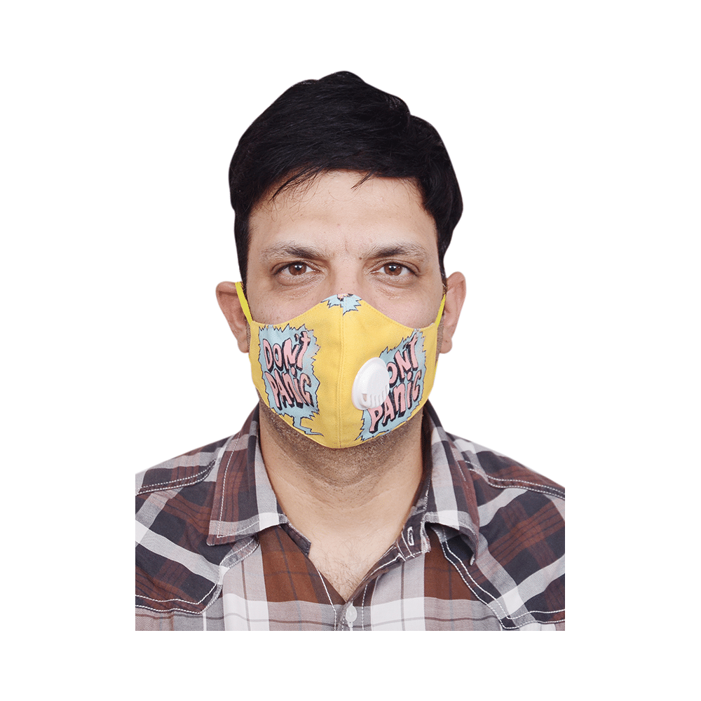 Dominion Care N95 PM2.5 Adult Mask with Breathing Valve Dont Panic - Image 3