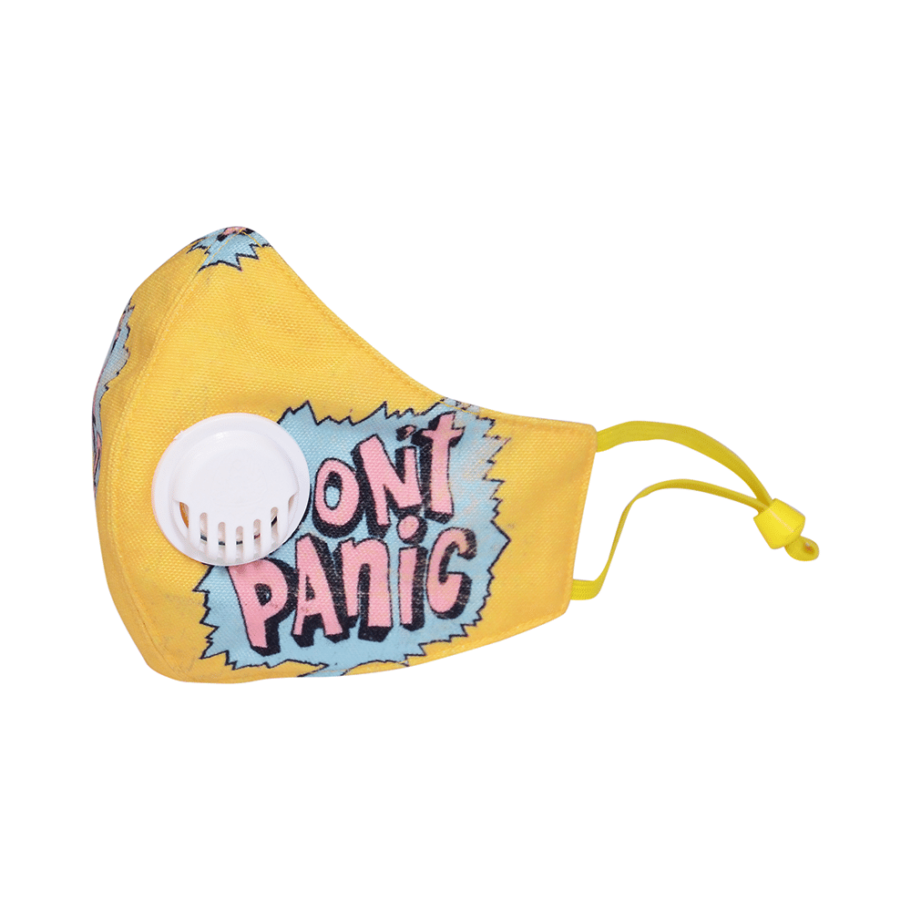 Dominion Care N95 PM2.5 Adult Mask with Breathing Valve Dont Panic - Image 1