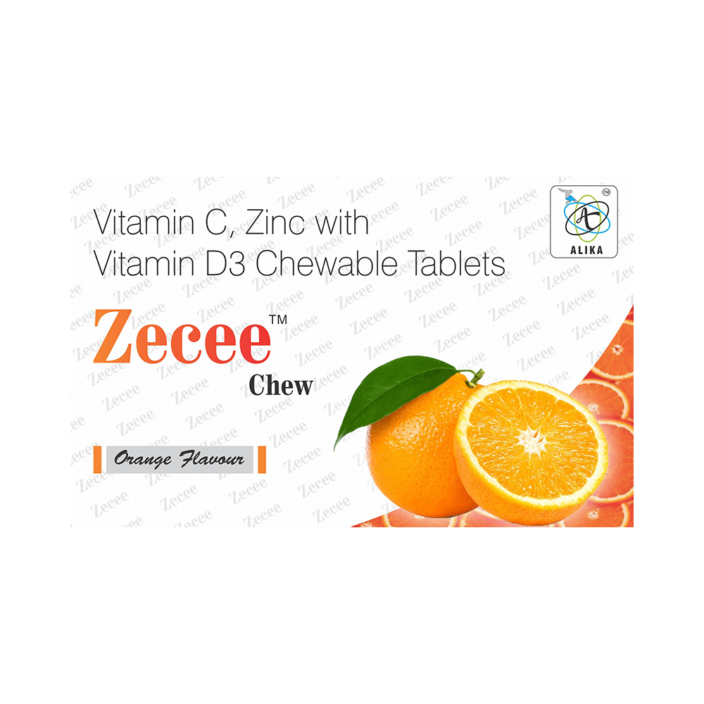 Zecee Chew Chewable Tablet Orange