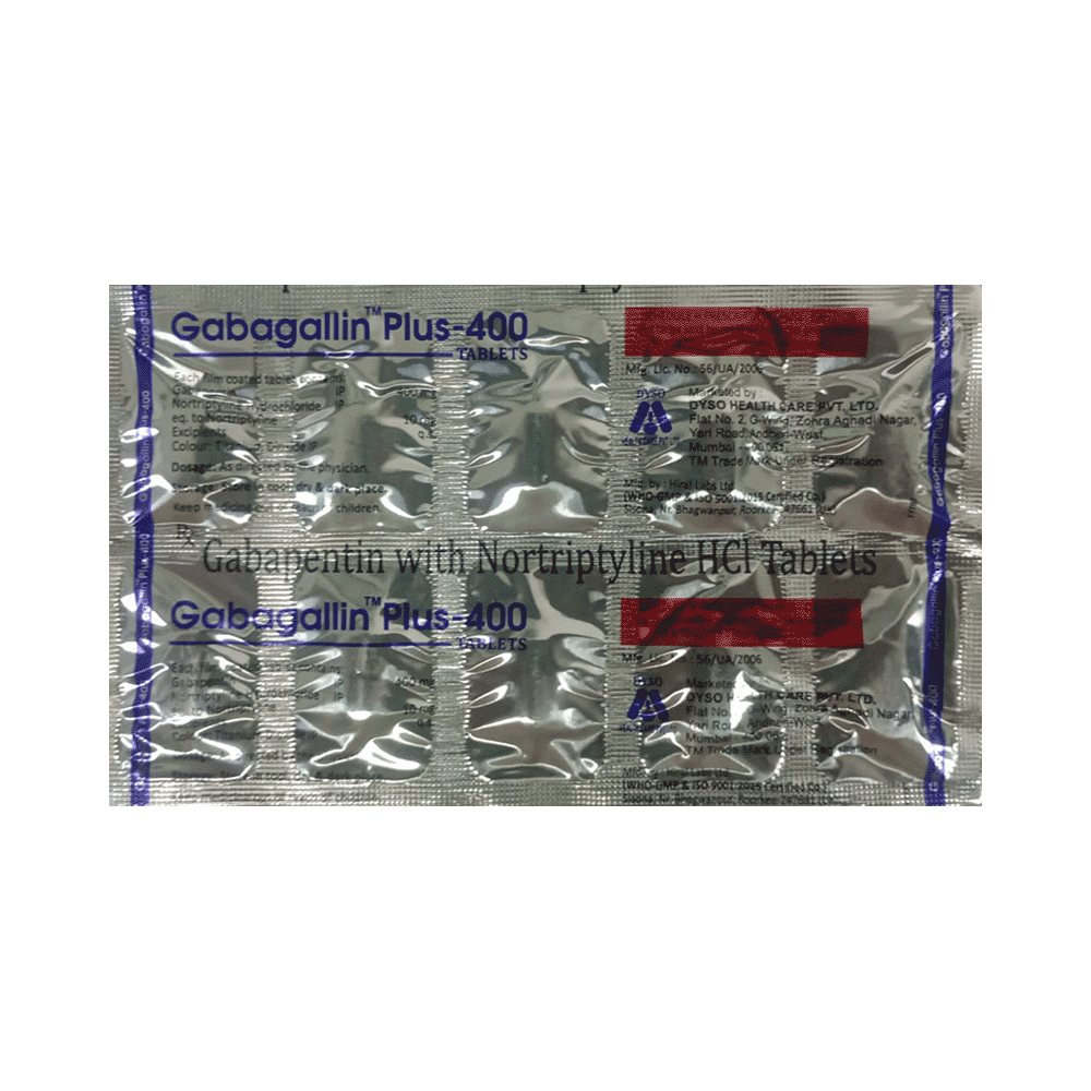 Gabagallin Plus 400 Tablet - Image 3