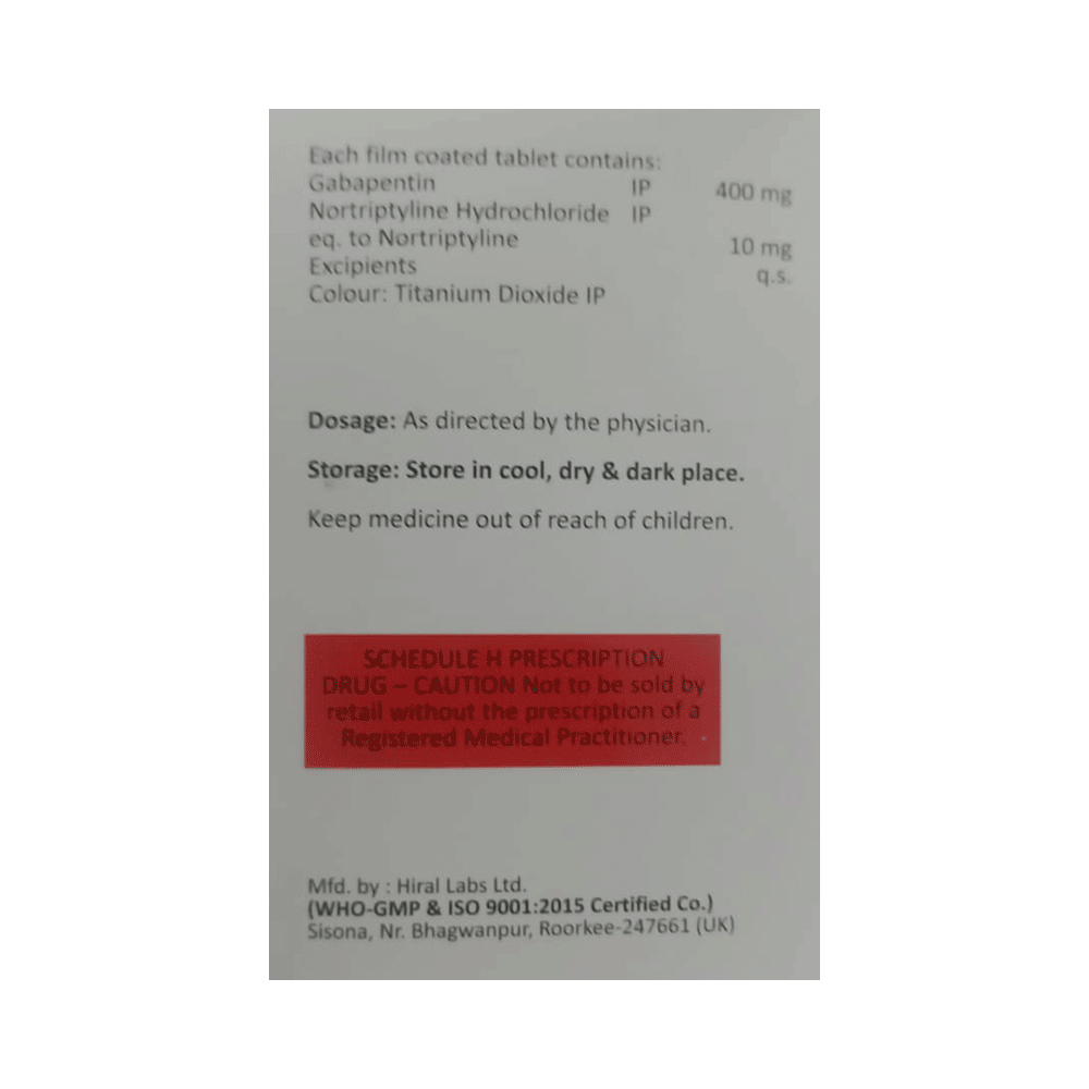 Gabagallin Plus 400 Tablet - Image 2