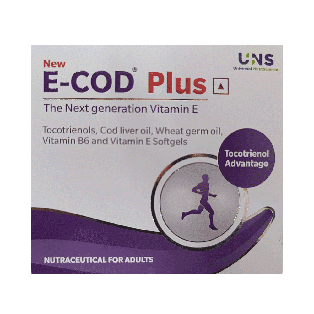 E-Cod Plus The Next Generation Vitamin E Softgels - Image 1