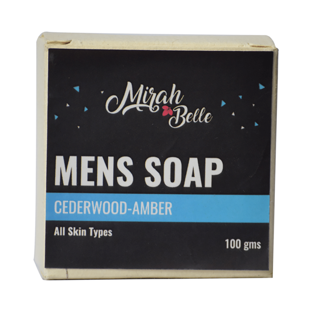 Mirah Belle Cedarwood Amber Men Soap