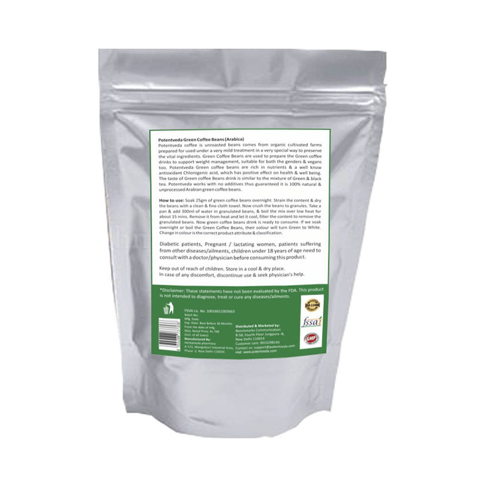 Potentveda Decaffeinated Unroasted Arabica Green Coffee Beans - Image 3