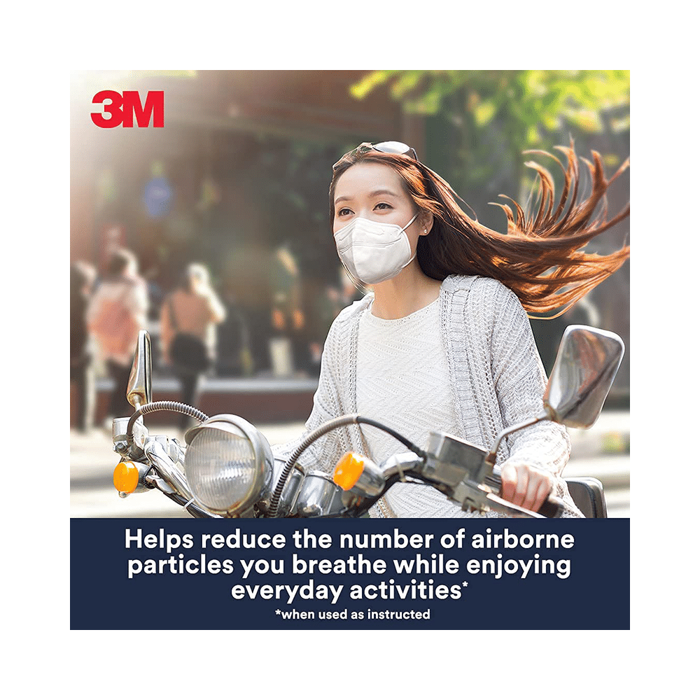 3M KN95 9513 Particulate Respirator Mask Adult White - Image 8