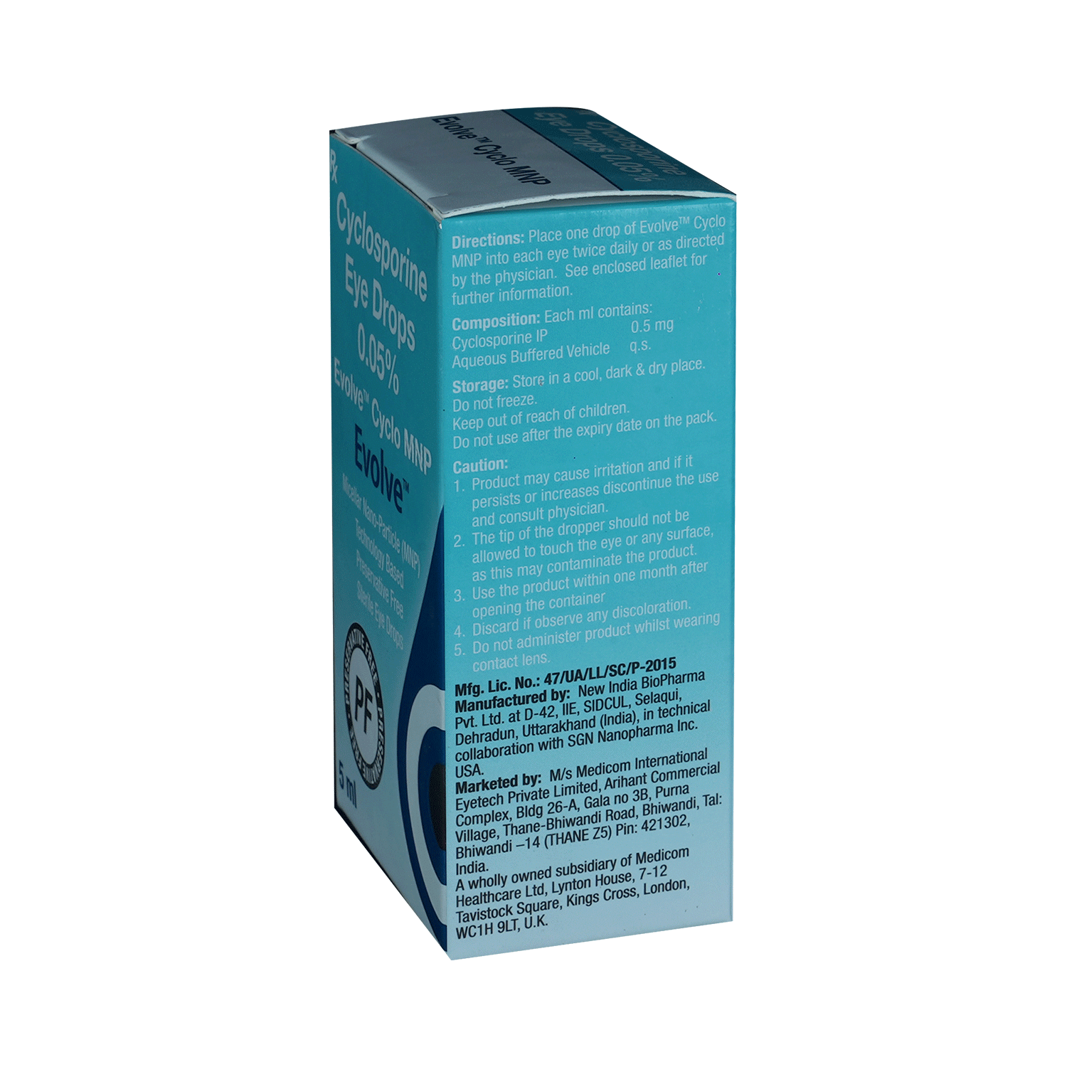 Evolve Cyclo MNP Eye Drop - Image 3