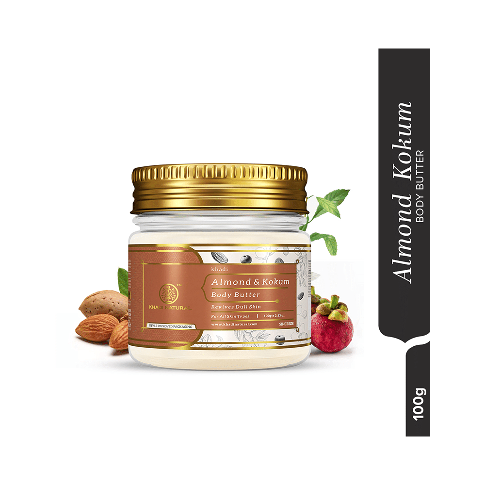 Khadi Naturals Ayurvedic Almond & Kokum Body Butter - Image 3
