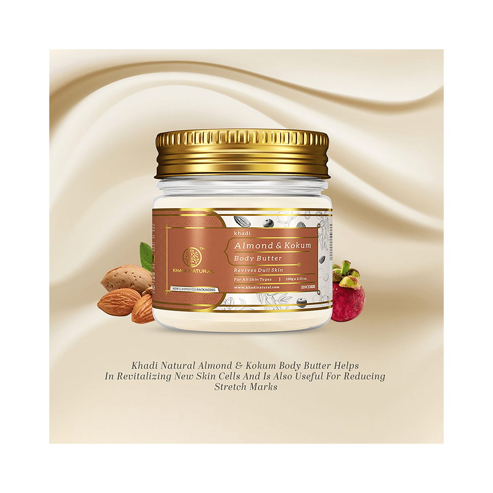 Khadi Naturals Ayurvedic Almond & Kokum Body Butter - Image 5