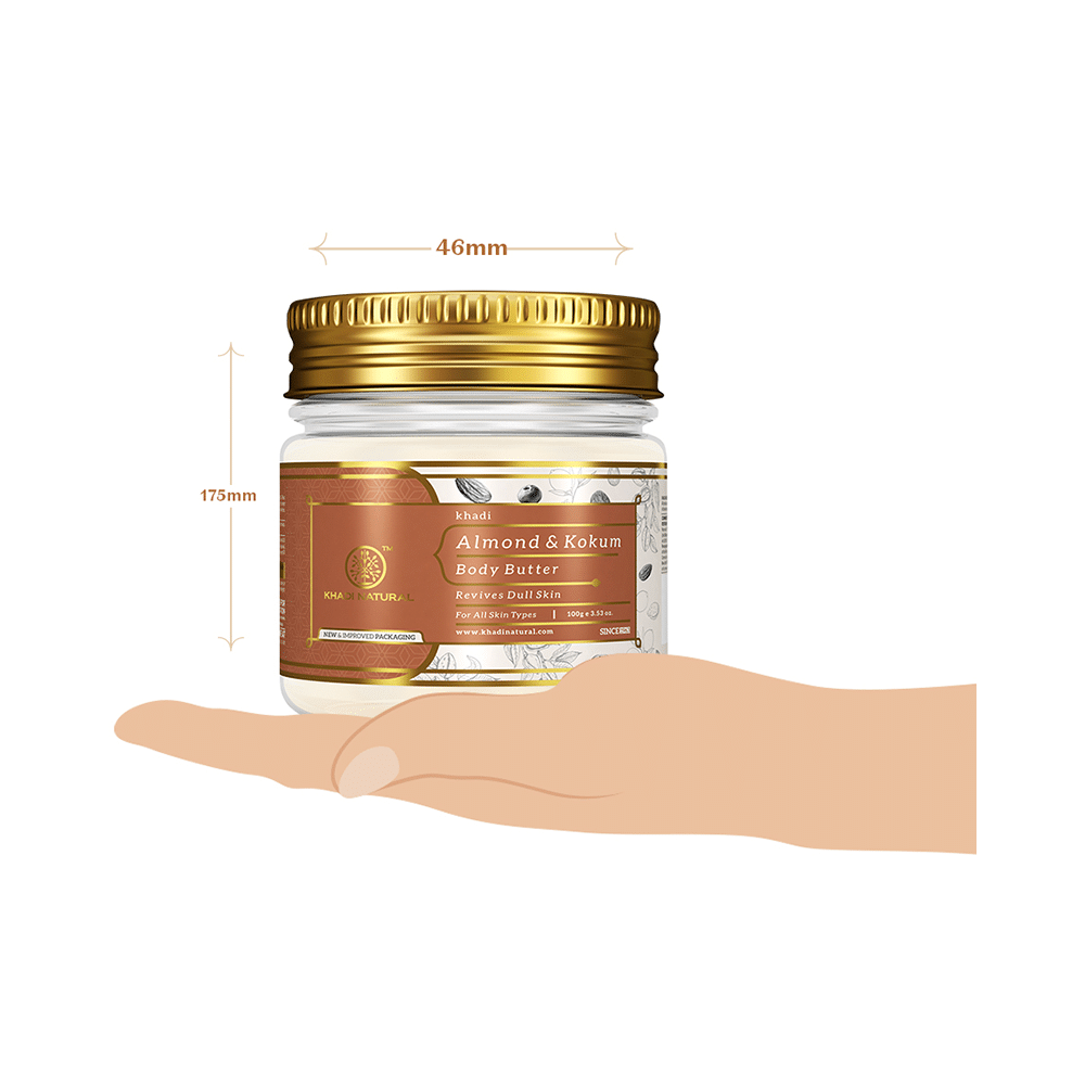 Khadi Naturals Ayurvedic Almond & Kokum Body Butter - Image 8
