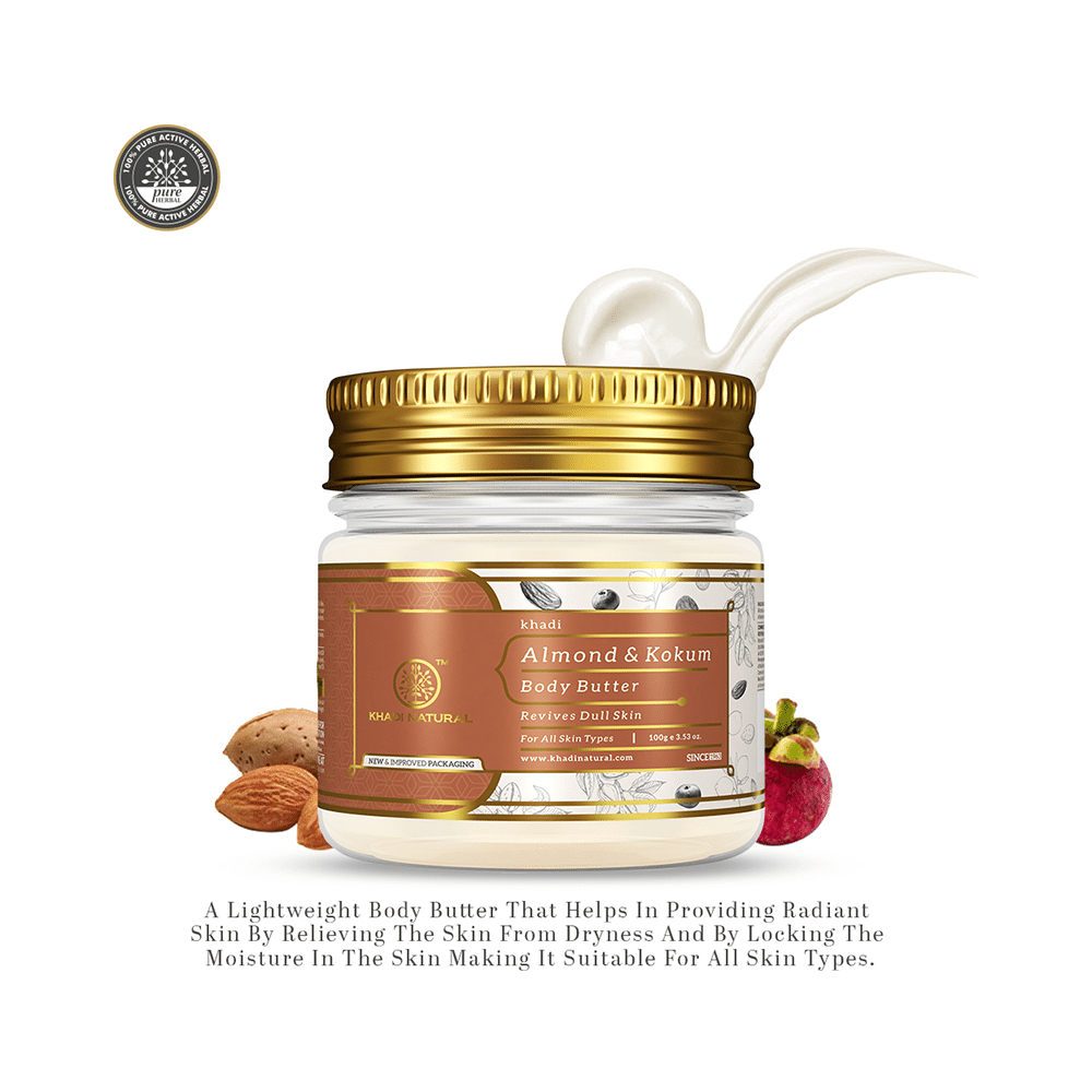 Khadi Naturals Ayurvedic Almond & Kokum Body Butter - Image 6