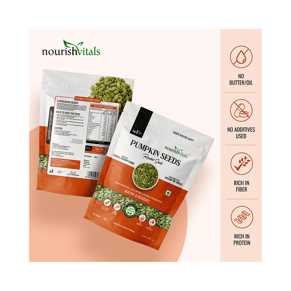 NourishVitals Pumpkin Seeds Roasted - Image 5