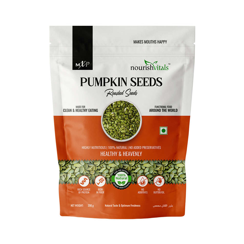 NourishVitals Pumpkin Seeds Roasted - Image 1