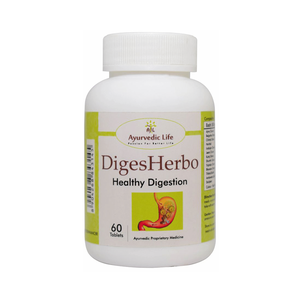 Ayurvedic Life Digesherbo Healthy Digestion Tablet - Image 1