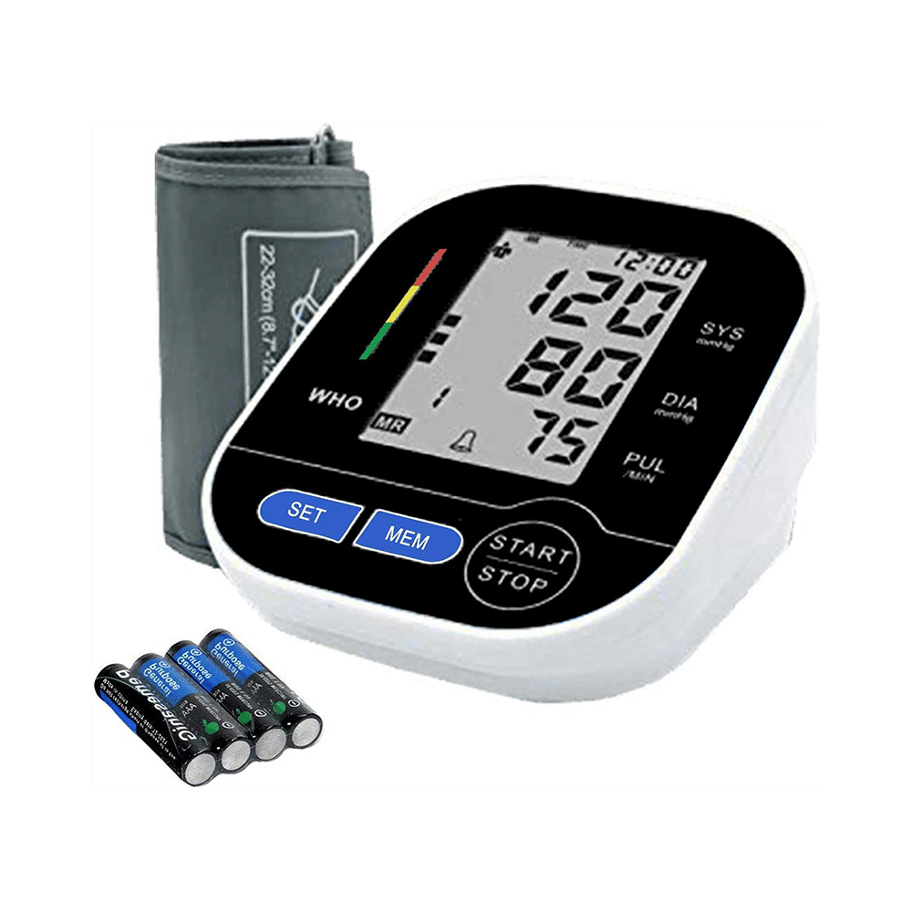MCP BP115 Automatic Digital Electronic Blood Pressure Monitor with USB Port Black - Image 1