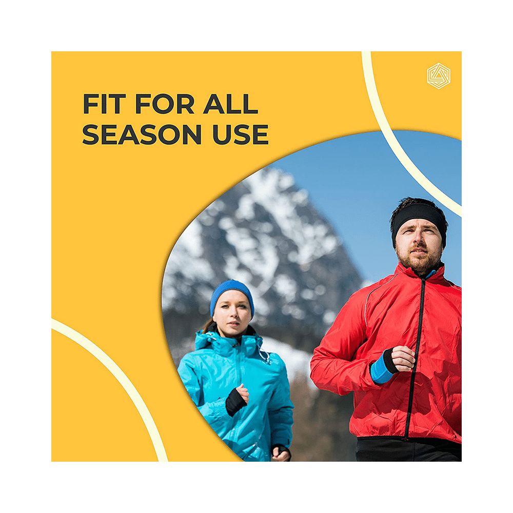 Boldfit Gym Head Band Blue - Image 6