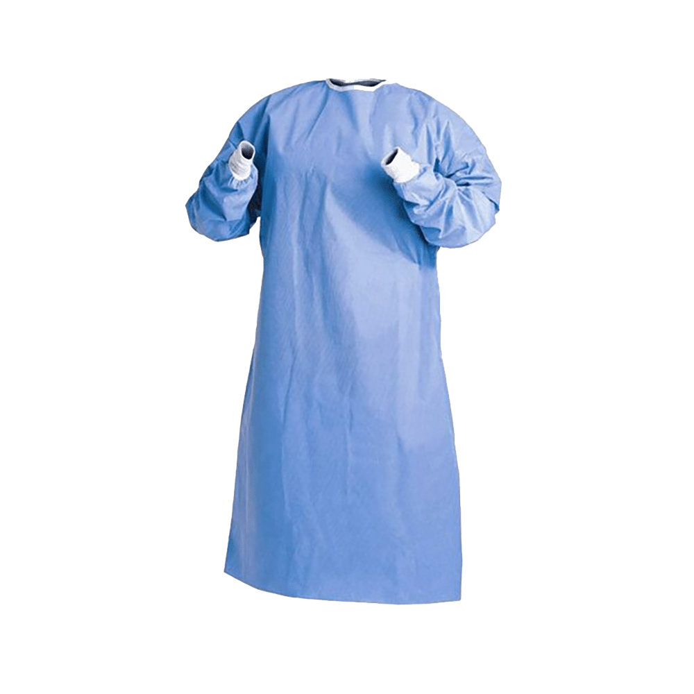 Medi Karma Surgeon Gown Small Medical Blue - Image 1
