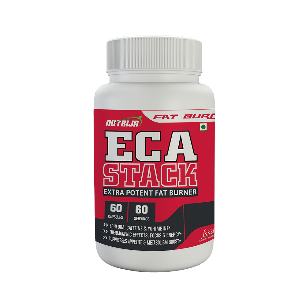 Nutrija Eca Stack Fat Burner Capsule | Controls Appetite & Boosts Metabolism