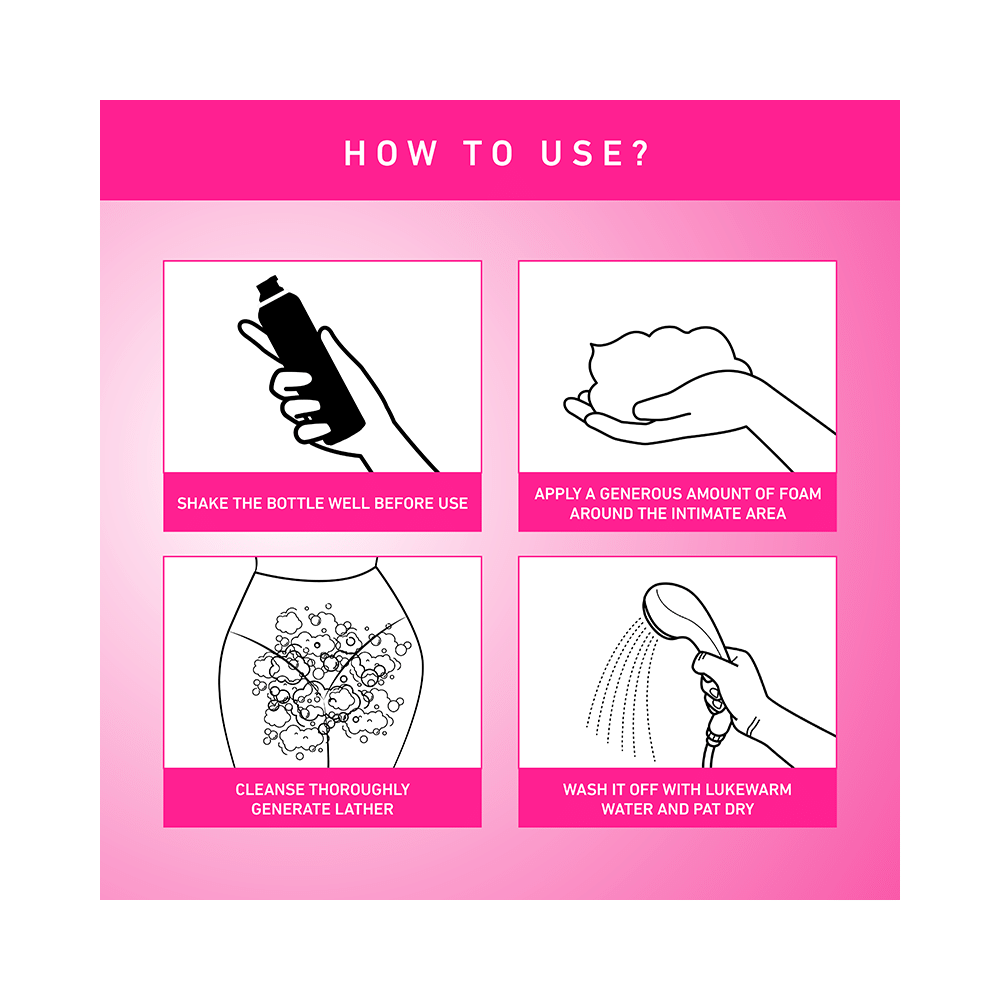 Svish On The Go Intimate Hygeine Foam Wash for Her (75ml Each) - Image 7