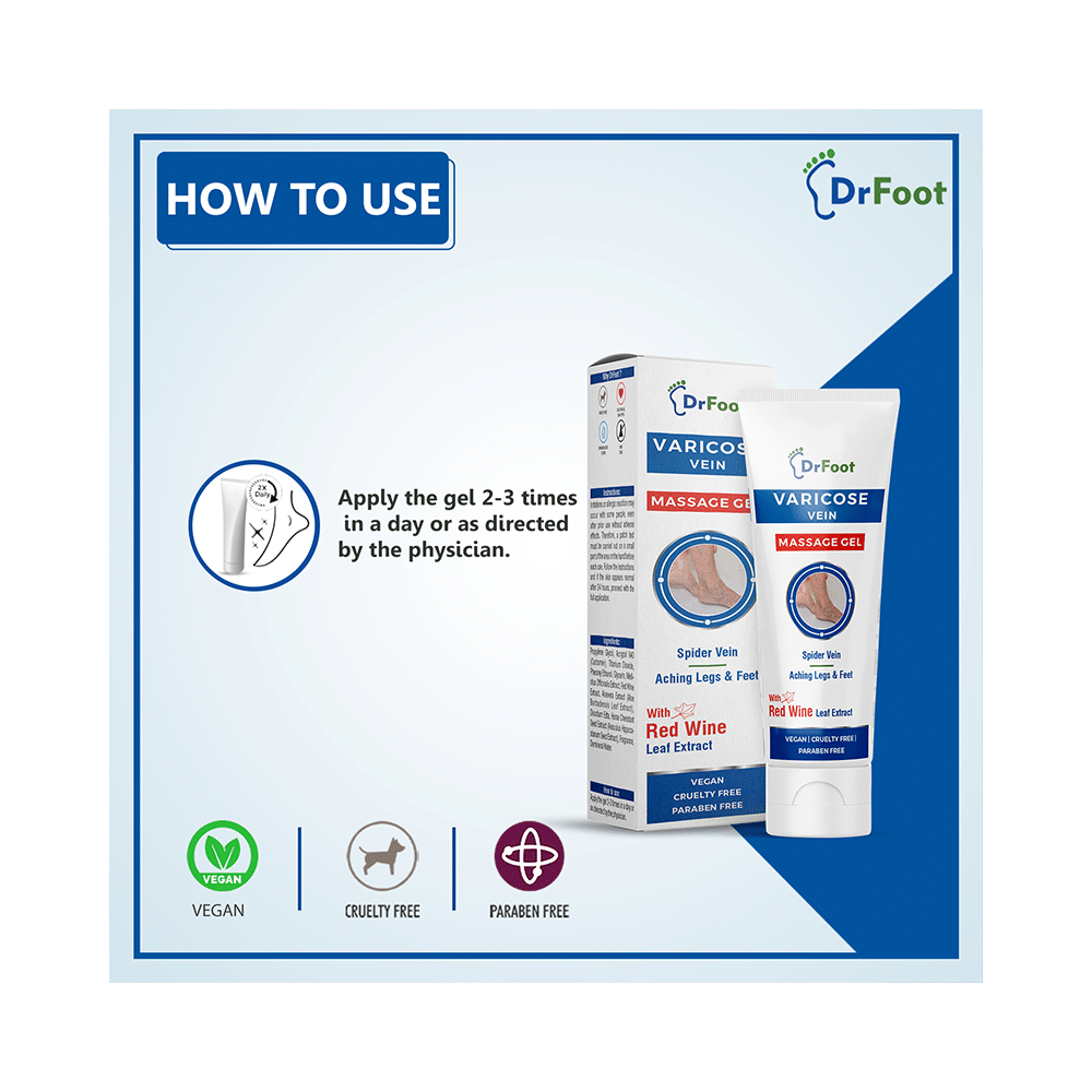 Dr Foot Varicose Vein Massage Gel - Image 6