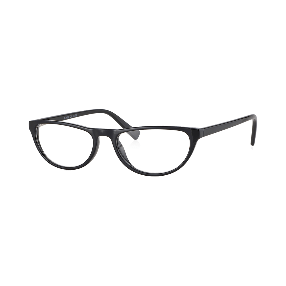 Klar Eye K 3022 Cat Eye Reading Glasses for Women Black Optical Power +2.25