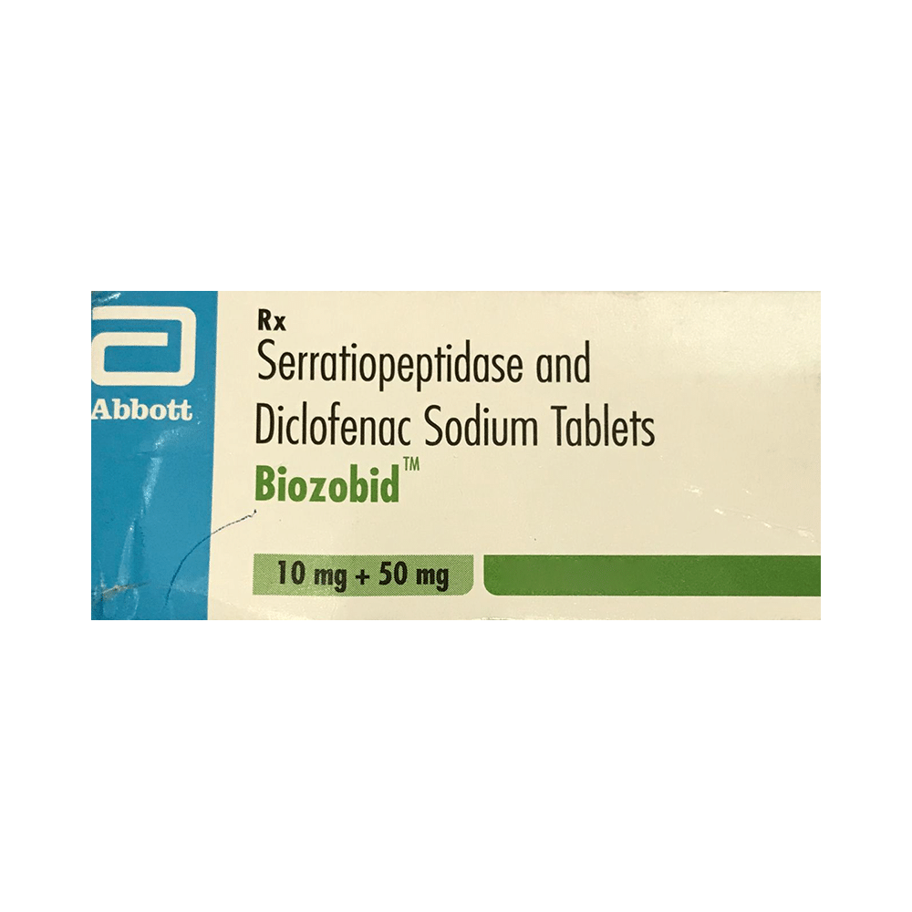 Biozobid 50mg/10mg Tablet - Image 1
