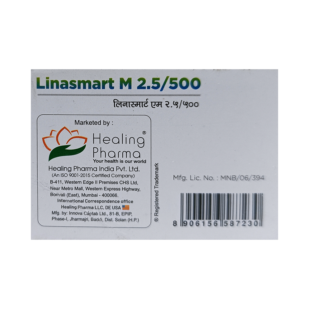 Linasmart M 2.5/500 Tablet - Image 3