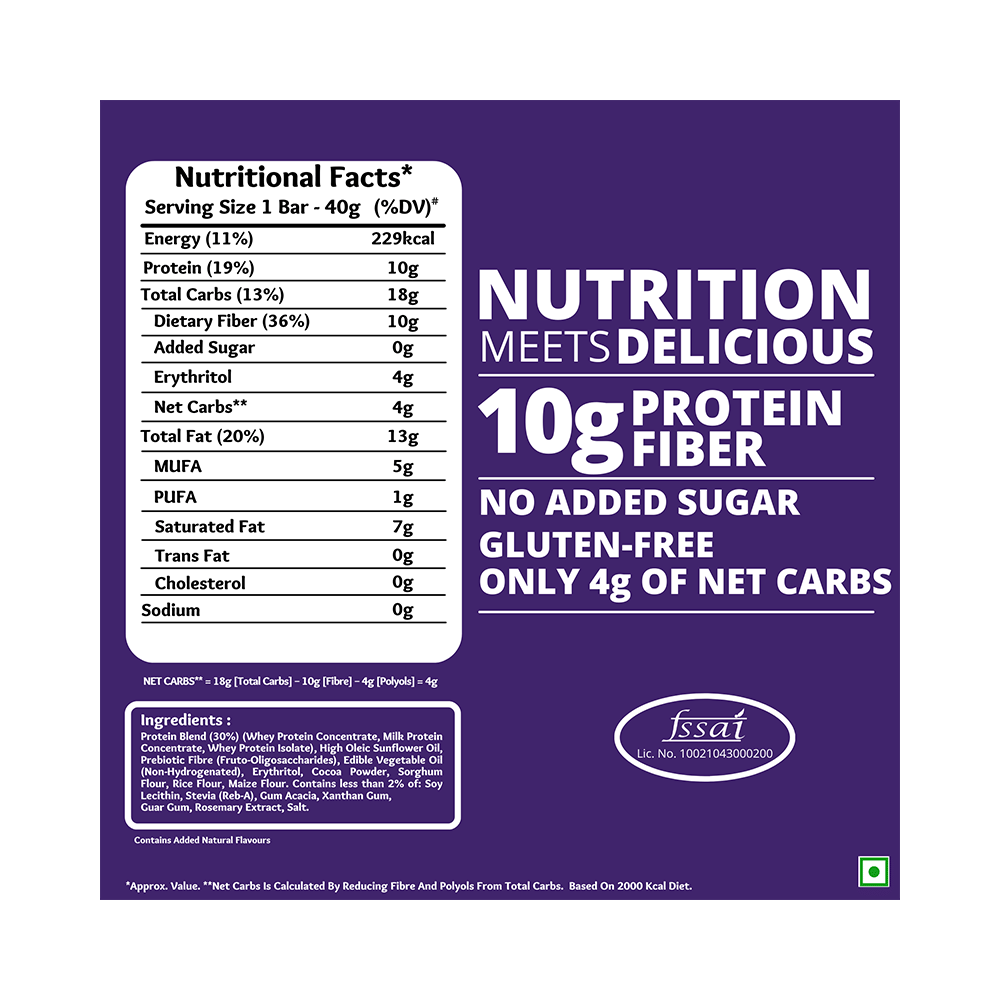 Snactivate Protein Wafer Bar (40gm Each) Double Chocolate - Image 4
