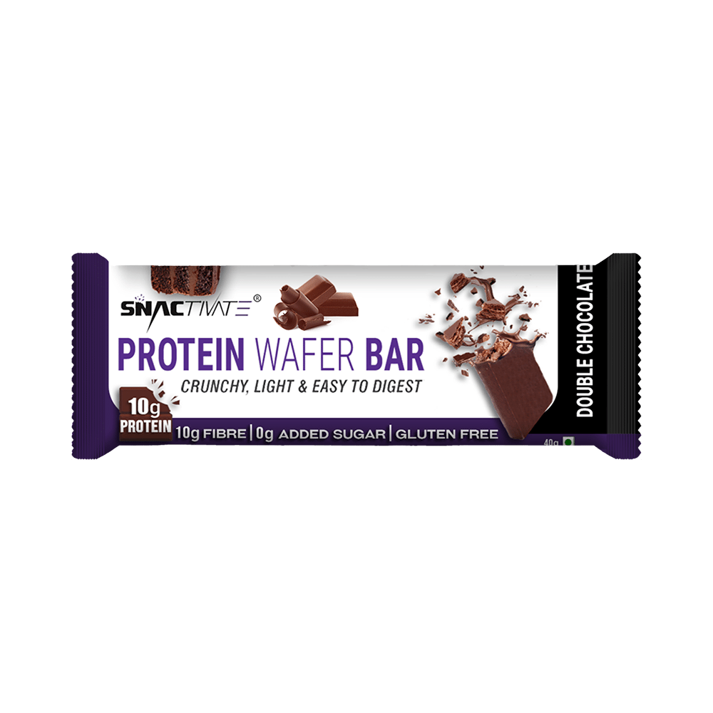 Snactivate Protein Wafer Bar (40gm Each) Double Chocolate - Image 2