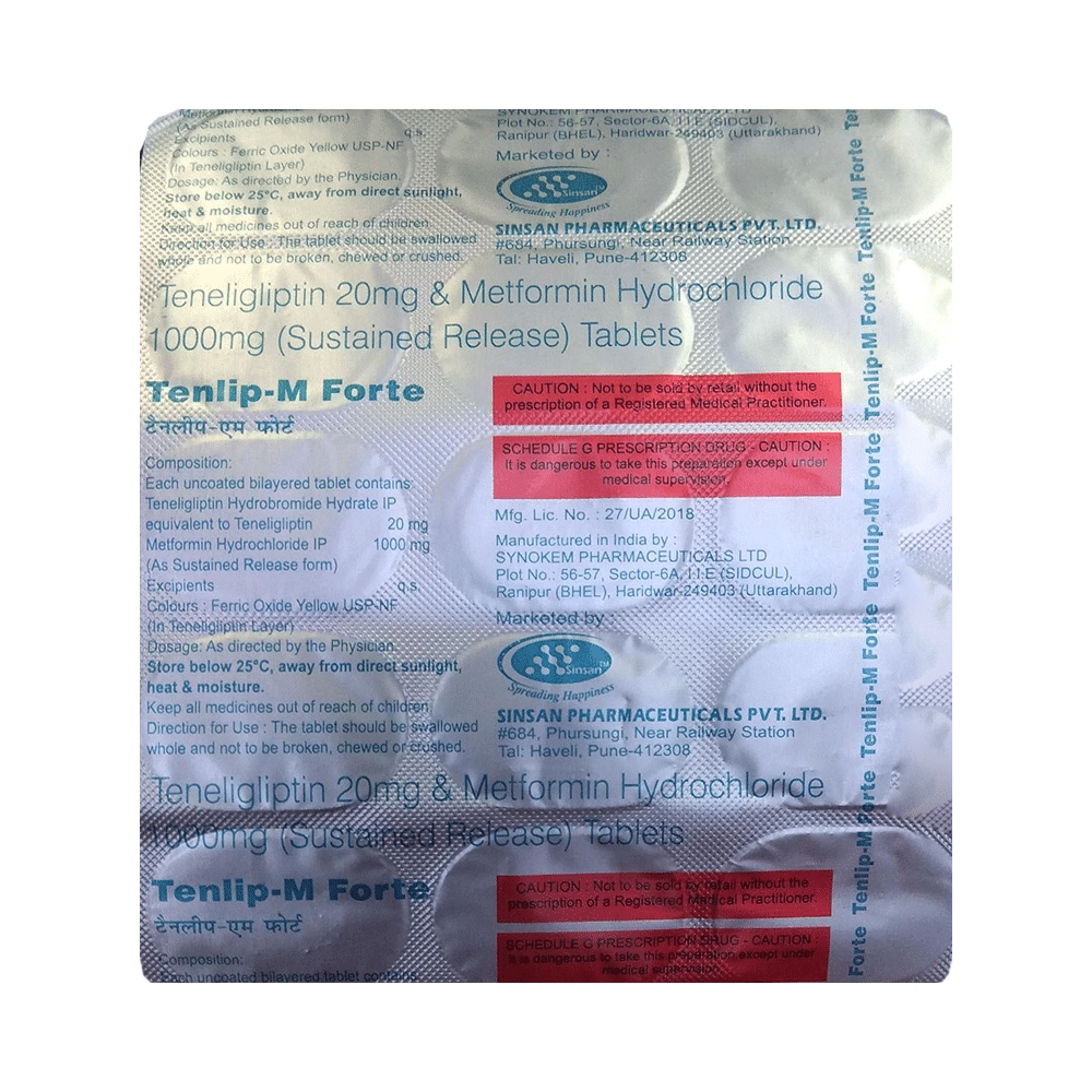 Tenlip-M Forte Tablet SR - Image 1