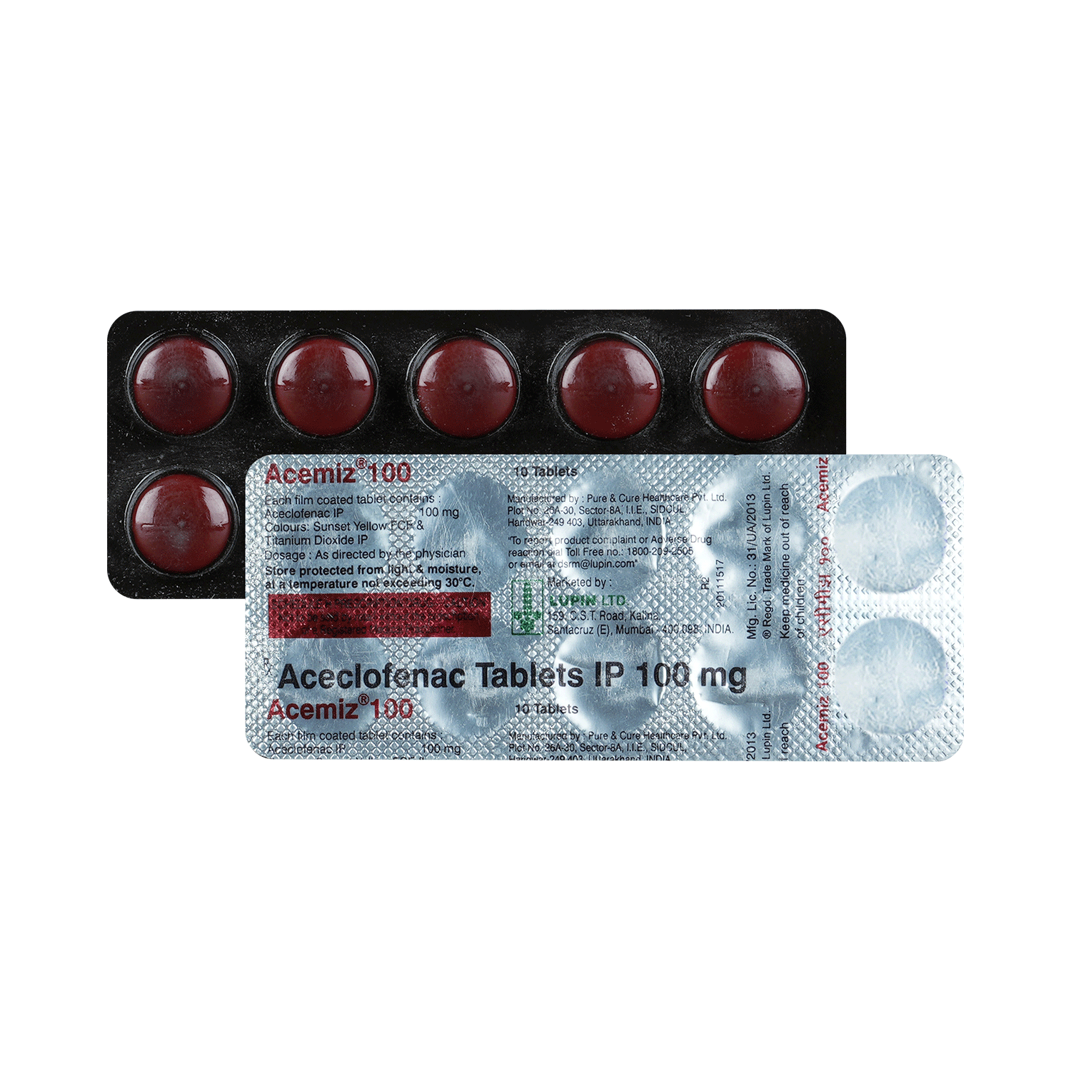 Acemiz 100mg Tablet