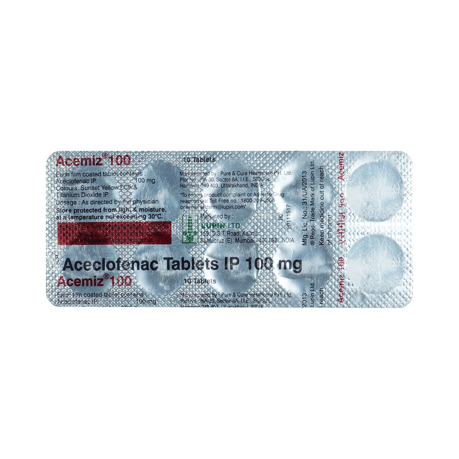 Acemiz 100mg Tablet - Image 3