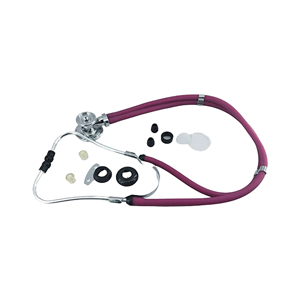 Bos Medicare Surgical Rappaport Stethoscope Dual Head Pink - Image 1